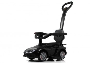 Детский толокар RiverToys M555MM-H — (черный)