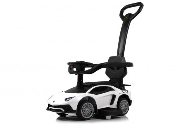 Детский толокар RiverToys M555MM-H — (белый)