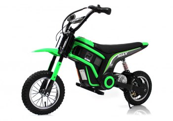 Детский электромотоцикл RiverToys A005AA MOTO — (зеленый)