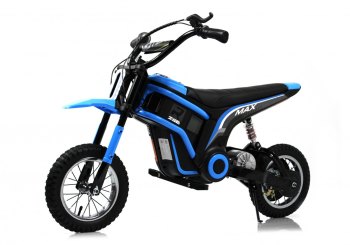 Детский электромотоцикл RiverToys A005AA MOTO — (синий)
