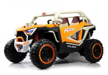 Детский электромобиль RiverToys E001EE — (оранжевый)