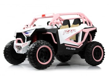 Детский электромобиль RiverToys E001EE — (розовый)