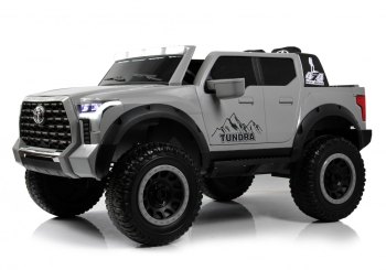Детский электромобиль RiverToys Toyota Tundra G444GG — (серый)
