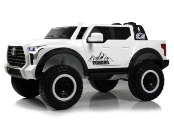 Детский электромобиль RiverToys Toyota Tundra G444GG — (белый)