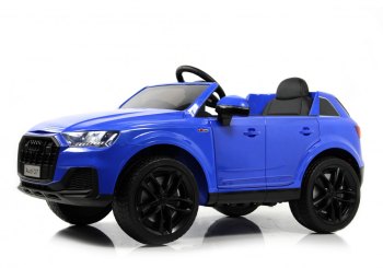 Детский электромобиль RiverToys AUDI Q7 HL678 — (синий глянец)