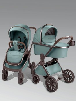 Коляска 2 в 1 Amarobaby Motus Premium Ecco Exclusive (Экокожа)