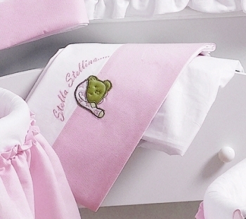 Постельный комплект Roman Baby STELLA STELLINA 3 предмета  — Pink (Розовый)