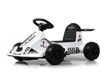 Детский электромобиль RiverToys K008PX — (белый)
