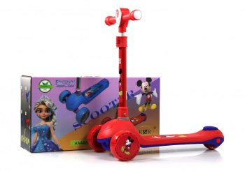 Детский самокат RiverToys HB-105 — (красный)