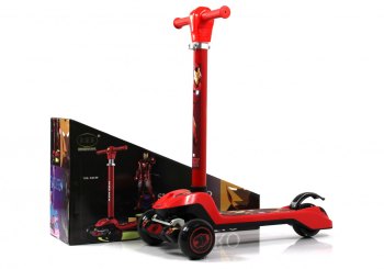 Детский самокат RiverToys HB-Q3 — (красный)