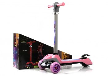 Детский самокат RiverToys HB-Q3 — (розовый)