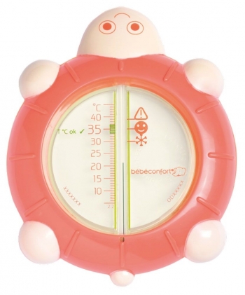 Термометр для ванны Bebe Confort "Черепашка" — розовый