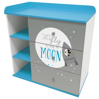 Комод Polini Disney baby 5090, 3 ящика — Микки Маус