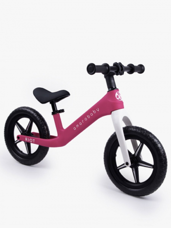 Двухколесный беговел Amarobaby Riot — Красный/Белый