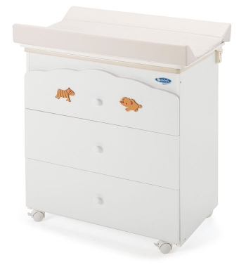 Пеленальный комод Italbaby Dream — белый