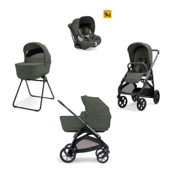 Коляска 3 в 1 Inglesina Aptica (DRW I-Size) с подставкой под люльку Stand Up — (Ivy Green 2026)