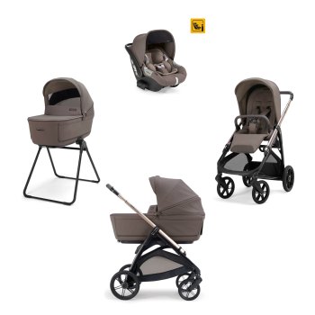 Коляска 3 в 1 Inglesina Aptica (DRW I-Size) с подставкой под люльку Stand Up — (Essence Mokka 2026)
