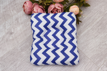 Подушки для малыша Amarobaby для кормления и сна зигзаг — синий