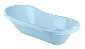 Ванна детская Пластишка с клапаном 13013 — светло-голубой