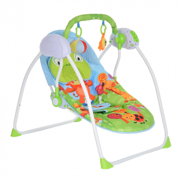 Электрокачели Pituso Rico — Green Черепашка