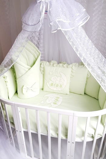 Комплект постельного белья Eco Line Диана (18 предметов) — Салатовый