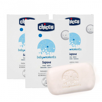 Набор мыла Chicco Baby Moments (3х100 гр.)