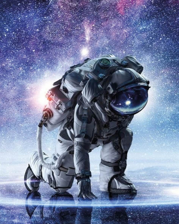 Картина по номерам ТМ Цветной 40х50 на подрамнике, арт. PG — PG0005 Прикосновение к Вселенной