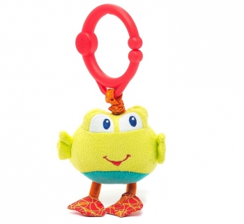 Развивающая игрушка Bright Starts "Дрожащий дружок" — Лягушка