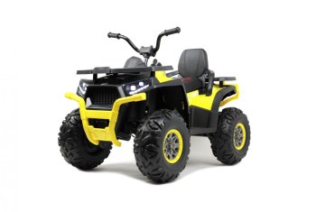 Детский электроквадроцикл RiverToys H999HH — (жёлтый)