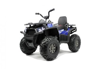 Детский электроквадроцикл RiverToys H999HH — (синий Spider)