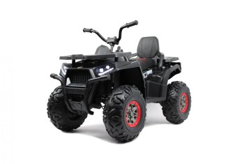 Детский электроквадроцикл RiverToys H999HH — (черный)