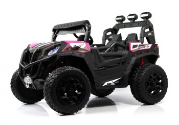 Детский электромобиль RiverToys C111CC — (темно-розовый)