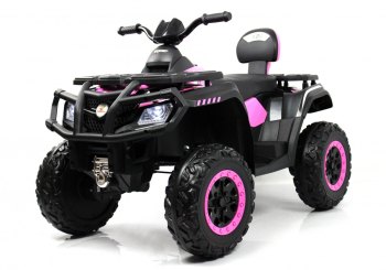 Детский квадроцикл RiverToys T001TT 4WD — (розовый)