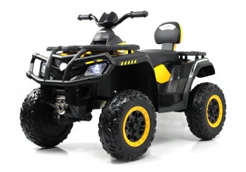 Детский квадроцикл RiverToys T001TT 4WD — (желтый)