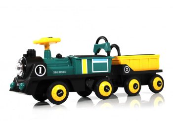 Детский электромобиль RiverToys K008AM — (зеленый)