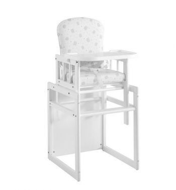 Стул-стол Micuna T-950 Plus — White/Grey Stars