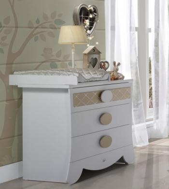 Тумба Micuna Alexa CO-1644 — White/Gold