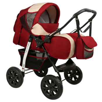 Прогулочная коляска Alis AMELIA I  — красный+бежевый