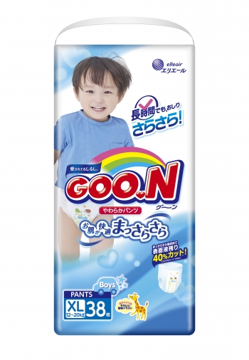 Подгузники GOON Трусики (12-20кг) 38шт/40шт — для мальчиков