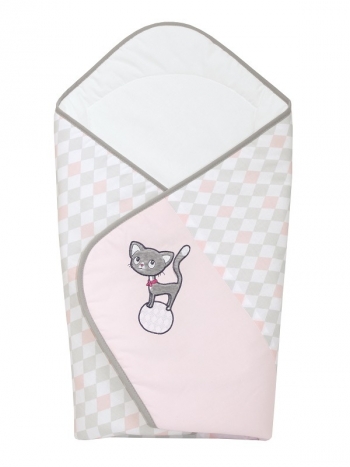 Одеяло-конверт Ceba Baby — Cats Pink