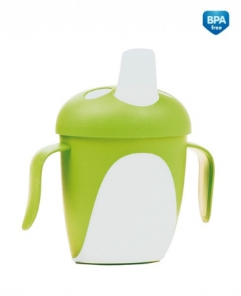 Чашка-непроливайка Canpol Penguins 240 мл, 9+ мес., арт. 76/001 — зеленый