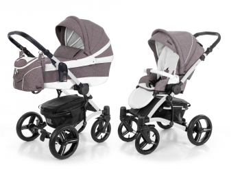Коляска 2 в 1 Esspero Denim (шасси Tour White) — Brown