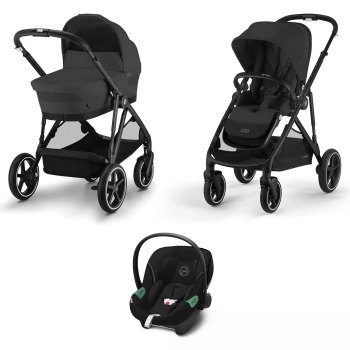 Коляска 3 в 1 Cybex Gazelle S BLK