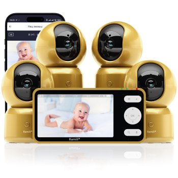 Видеоняня Ramili Baby RV1500GOLD — (RV1500X4GOLD)