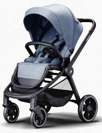 Прогулочная коляска DAIICHI™ Allee (рама Black) — Milky Blue
