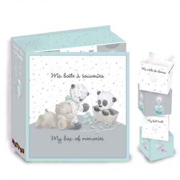 Коробка для сокровищ Nattou — Loulou, Lea Hippolyte Панда, Леопард и Бегемот 963633