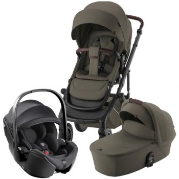 Коляска 3 в 1 Britax Römer Smile III i-sense — (Urban Olive/Deep Black)