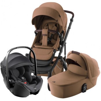 Коляска 3 в 1 Britax Römer Smile III i-sense — (Warm Caramel/Deep Black)