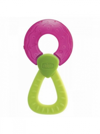 Прорезыватель Chicco Fresh Relax "Кольцо" 4+ — розовое