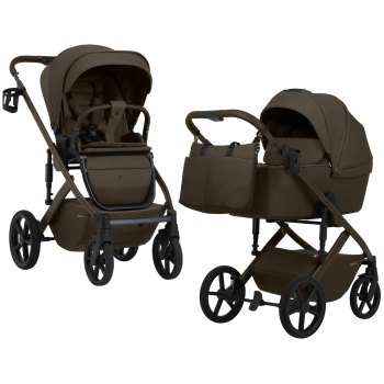 Коляска 2 в1 Sweet Baby SBL Elegante Chrome — (Dark Beige)